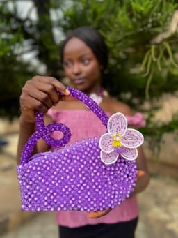 The Petal Swirl Bag- ORCHID