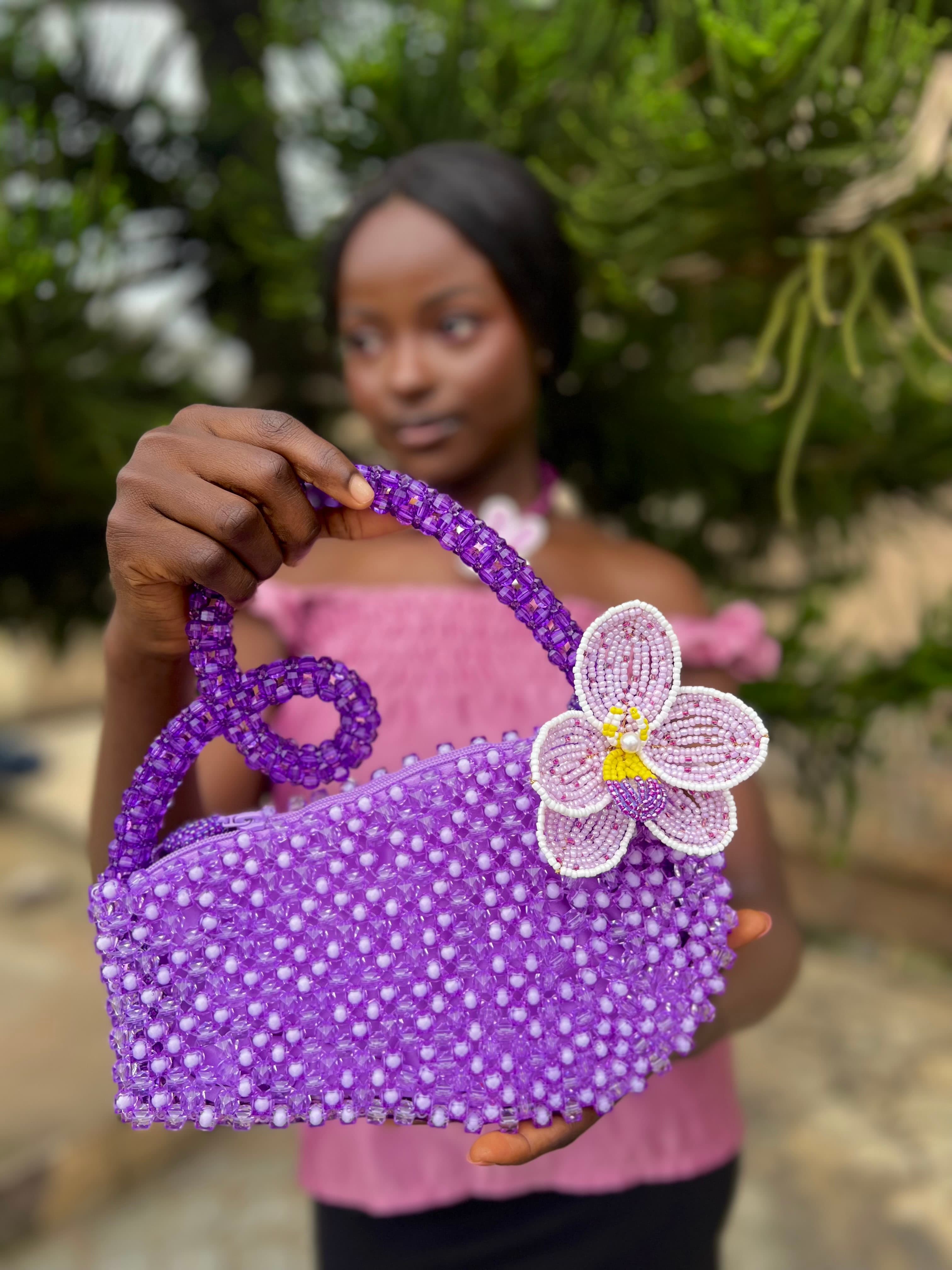 The Petal Swirl Bag- ORCHID